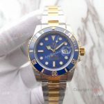 EWF Rolex Submariner 3135 Two Tone Blue Ceramic Watch AAA Replica_th.jpg